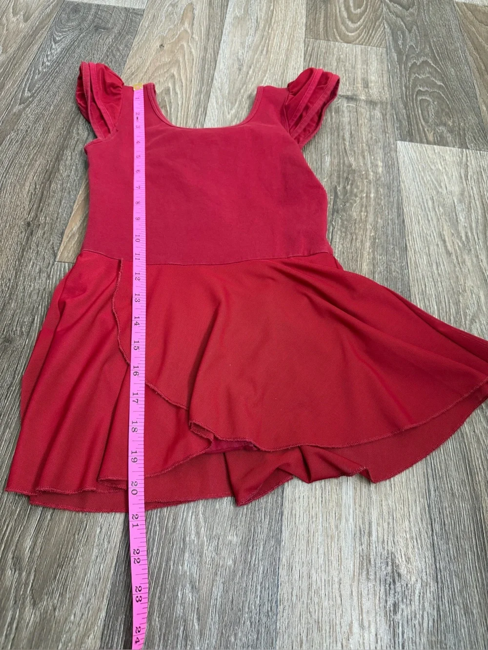 Red Kids Dance Costume Dress